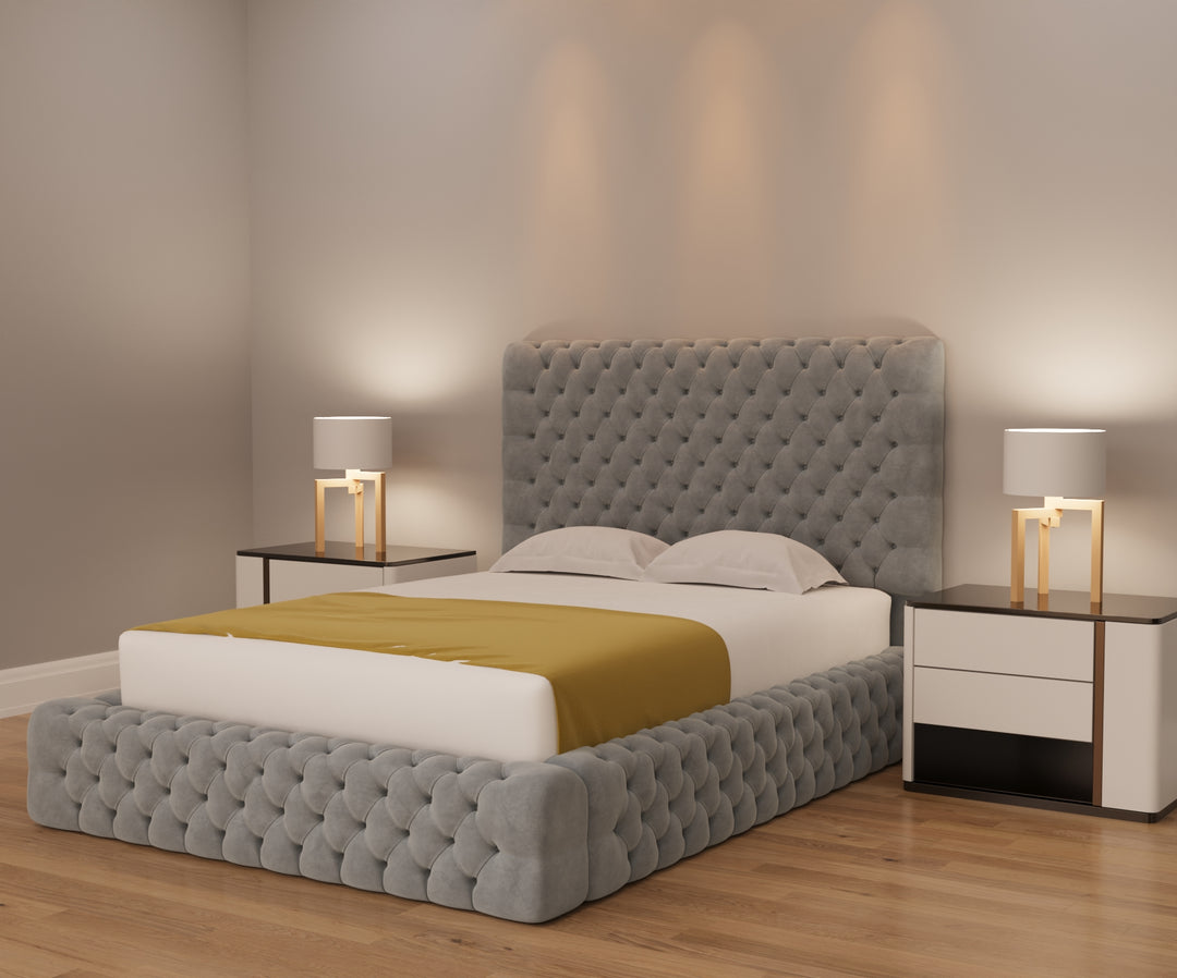 Oakley Chesterfield Bed in Double – Bed