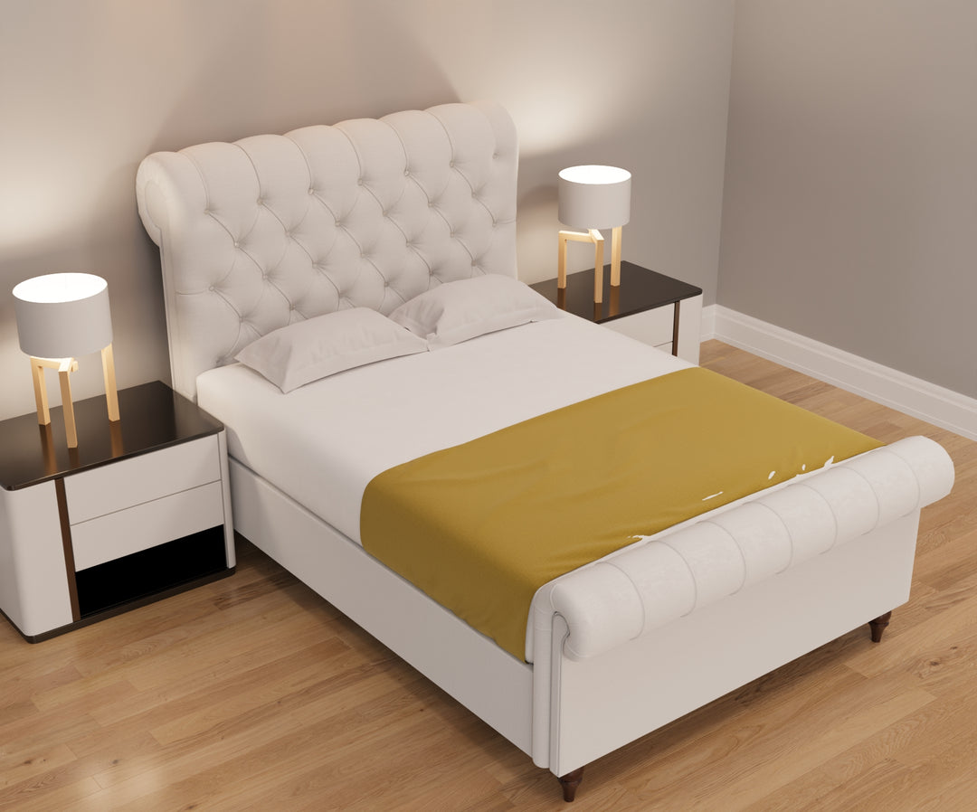 Pietra Chesterfield Bed in Double – Bed