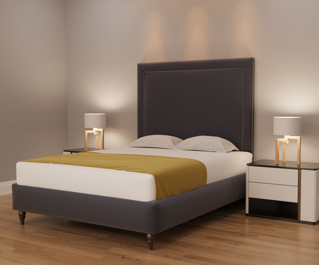 Amara Double Studded Bed in Double – Bed