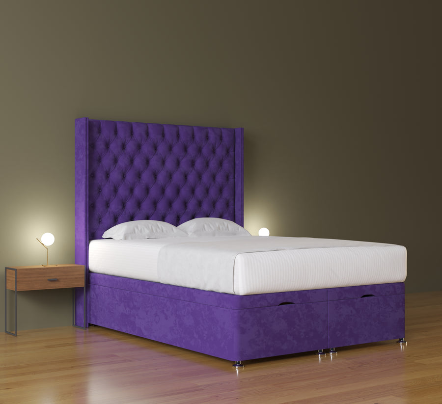 Zara Wing Ottoman Bed in 3ft Single – 