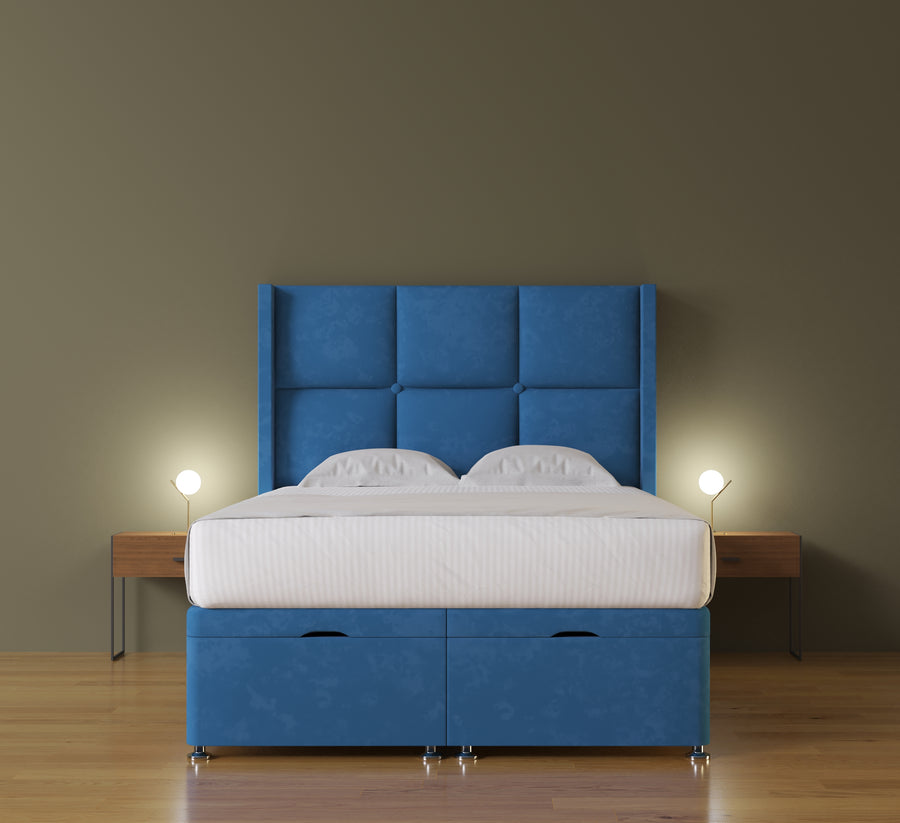 Matrix Cube Wing Ottoman Bed in 3ft Single – 