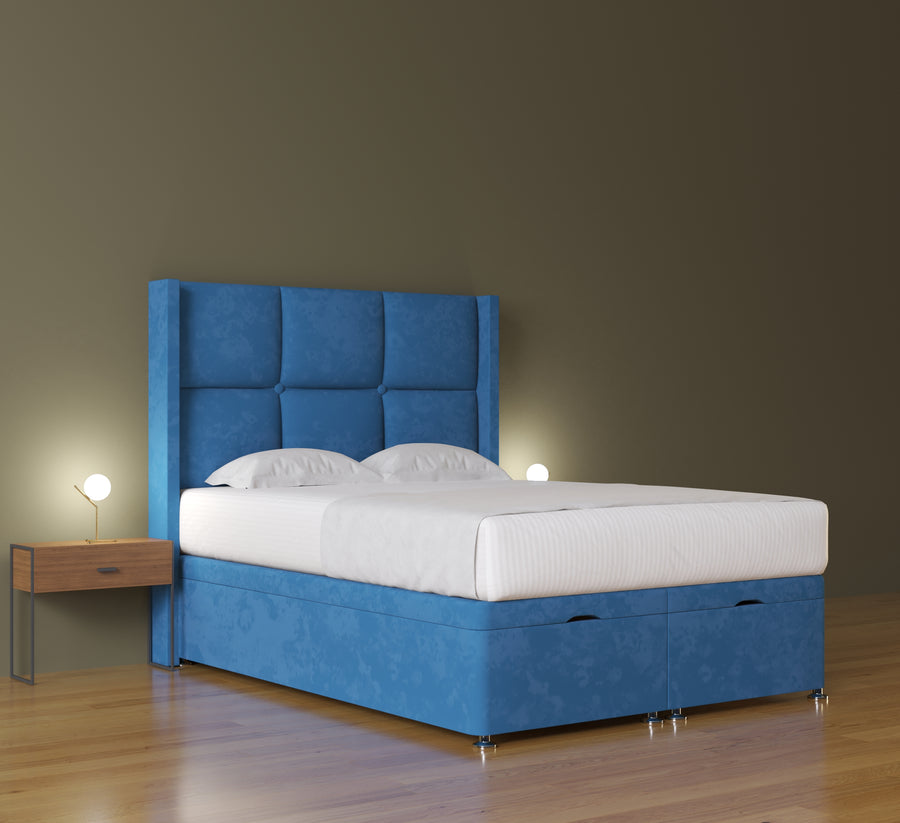 Matrix Cube Wing Ottoman Bed in 3ft Single – 