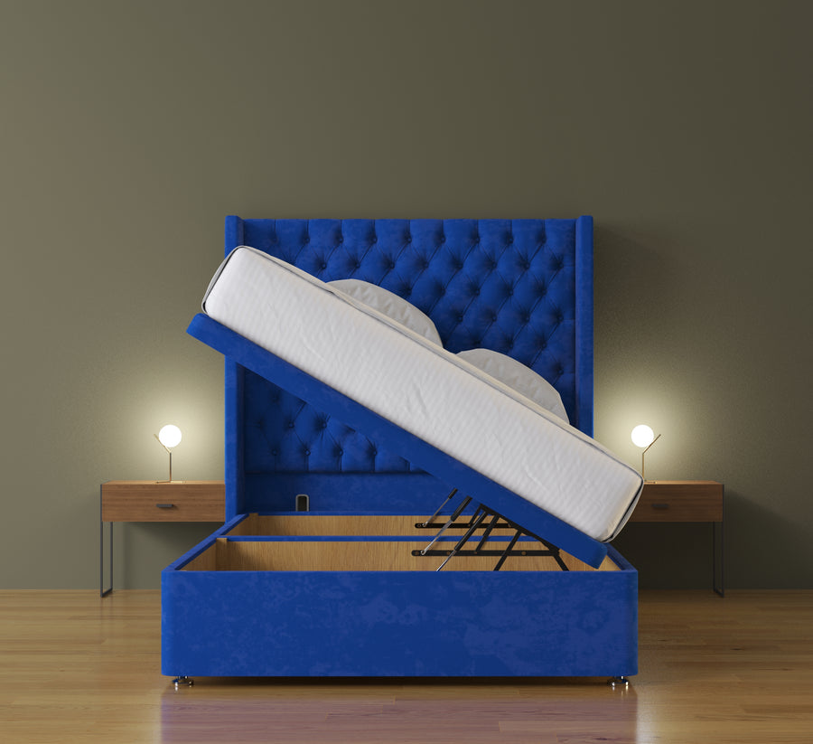 Sophia Wing Ottoman Bed in 3ft Single – 