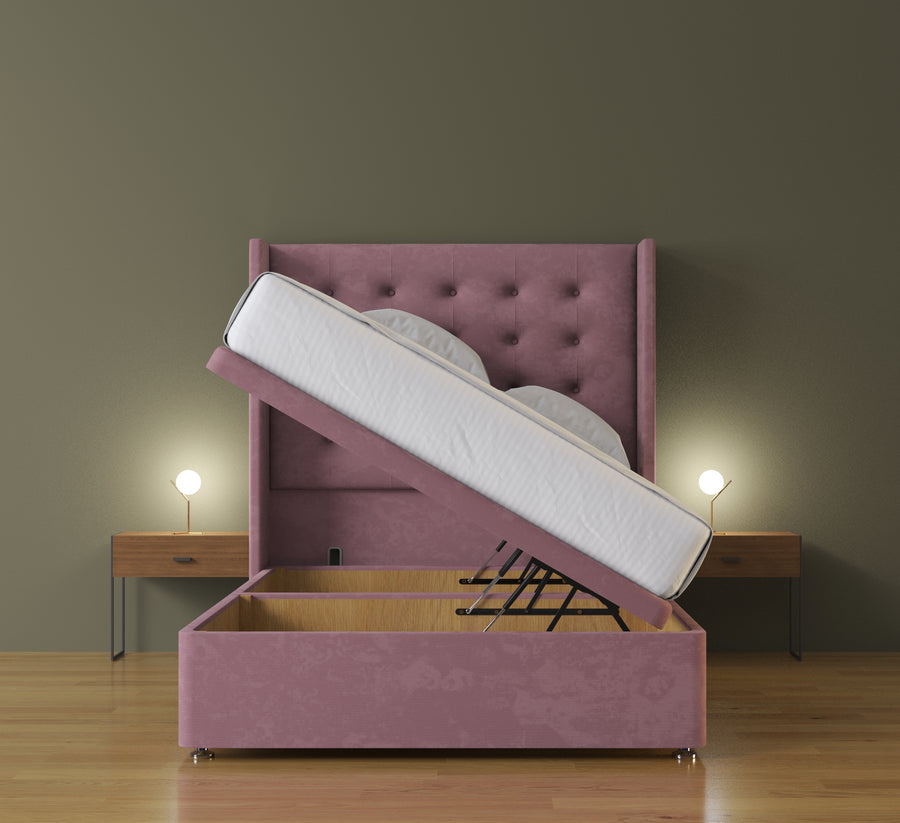 Alina Wing Ottoman Bed in 3ft Single – 