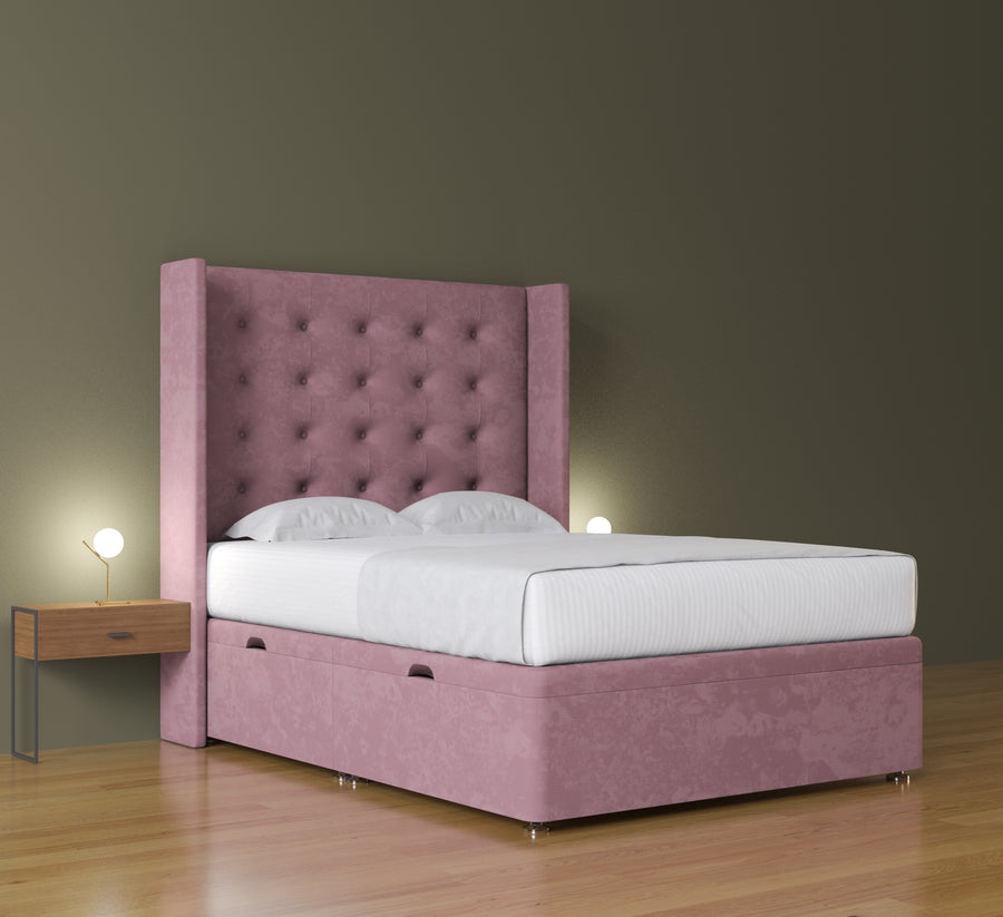 Alina Wing Ottoman Bed in 3ft Single – 