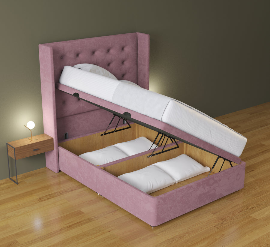 Alina Wing Ottoman Bed in 3ft Single – 