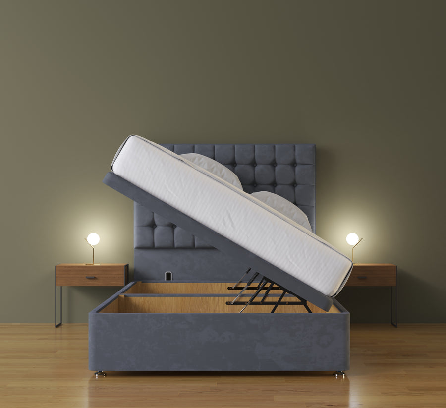 Rees Cube Ottoman Bed in 3ft Single – 