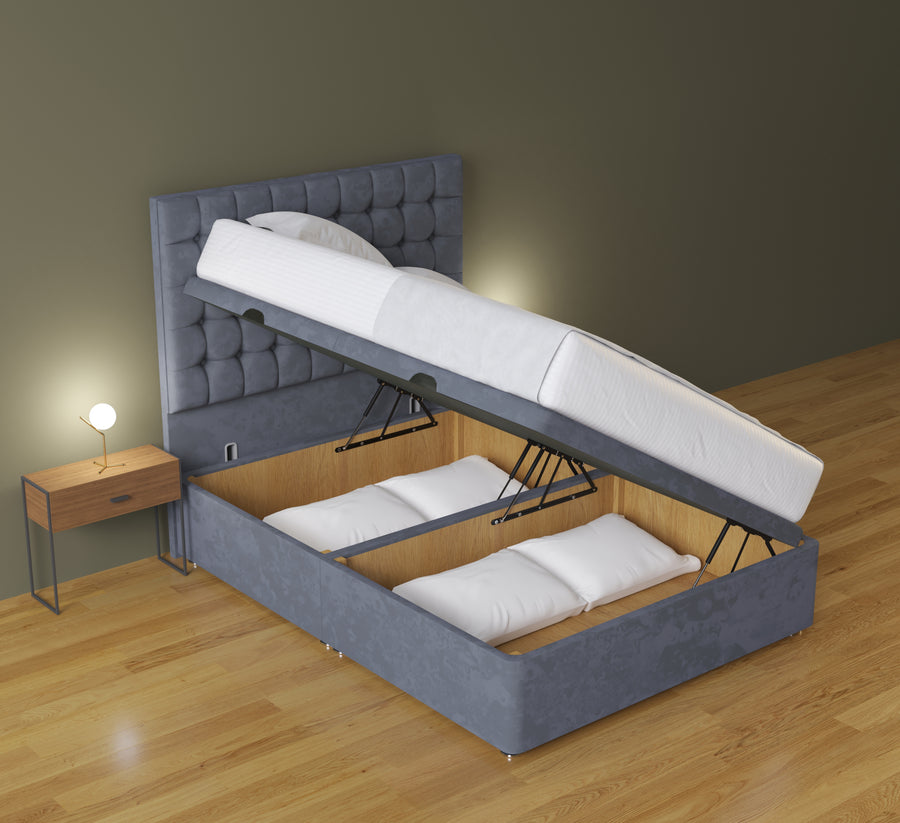 Rees Cube Ottoman Bed in 3ft Single – 
