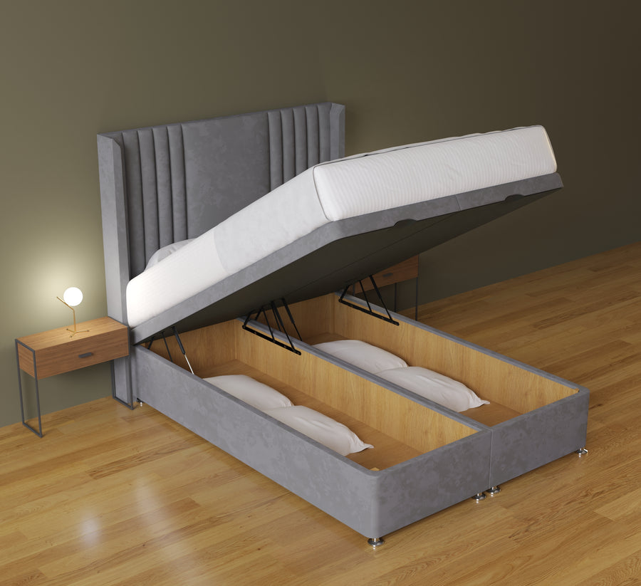 Hannah Wing Ottoman Bed in 3ft Single – 